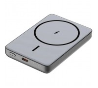 Батарея універсальна Atria 10000mAh, PD/20W, 15W Wireless MagSafe, Black (WPD-W72B)