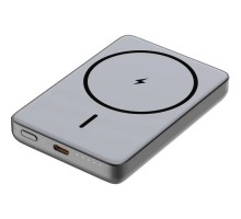 Батарея універсальна Atria 10000mAh, PD/20W, 15W Wireless MagSafe, Black (WPD-W72B)