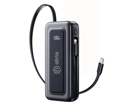 Батарея універсальна Atria 10000mAh, PD/35W (WPD-35S)