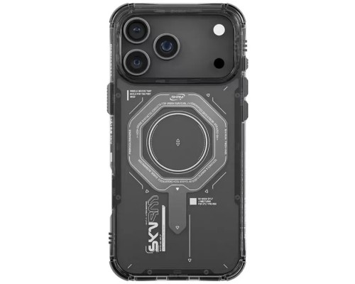 Чохол до мобільного телефона Skinarma Magma Magnetic Charging iPhone 17 Pro Max Gray (8886461248524)