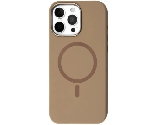 Чохол до мобільного телефона BeCover FIBRA Silicone OmniMag Apple iPhone 16 Pro Max Brown (716233)