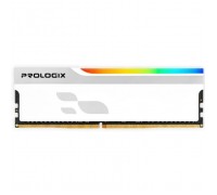 Модуль пам'яті для комп'ютера DDR5 16GB 5600 MHz Onyx White RGB Prologix (PRO16GB5600YWR5)