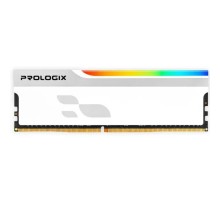 Модуль пам'яті для комп'ютера DDR5 16GB 5600 MHz Onyx White RGB Prologix (PRO16GB5600YWR5)