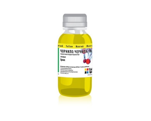 Чорнило ColorWay Epson SP R270/290 RX500 TX650 200мл Yellow (CW-EW650Y02)