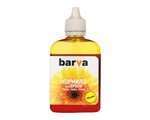Чорнило Barva EPSON T0814 YELLOW 90г (E081-327)