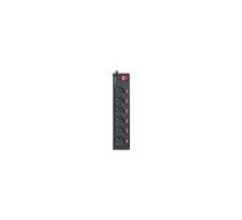 Мережевий фільтр живлення REAL-EL RS-6 EXTRA 1.8m, black (EL122300001)