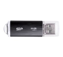 USB флеш накопичувач Silicon Power 64GB Blaze B02 Black USB 3.1 (SP064GBUF3B02V1K)