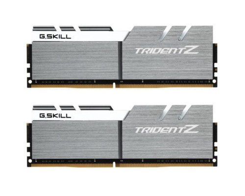 Модуль пам'яті для комп'ютера DDR4 16GB (2x8GB) 3200 MHz Trident Z Silver H/ White G.Skill (F4-3200C16D-16GTZSW)