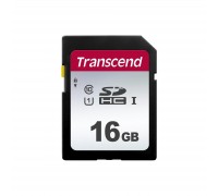 Карта пам'яті Transcend 16GB SDHC class 10 UHS-I U1 (TS16GSDC300S)