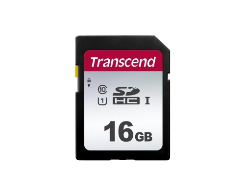 Карта пам'яті Transcend 16GB SDHC class 10 UHS-I U1 (TS16GSDC300S)