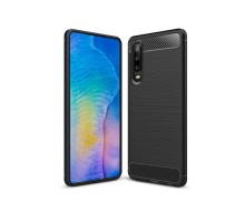 Чохол до мобільного телефона Laudtec для Huawei P30 Carbon Fiber (Black) (LT-P30B)