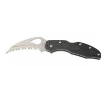 Ніж Spyderco Byrd Hawkbill, серрейтор (BY22SBK)