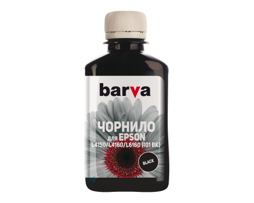 Чорнило Barva EPSON L4150/L4160 (101BK) 180 мл BLACK pigmented (E101-603)