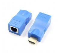 Перехідник HDMI к кабелю RJ45 (Patch Cord) 30m Extradigital (KBH1754)