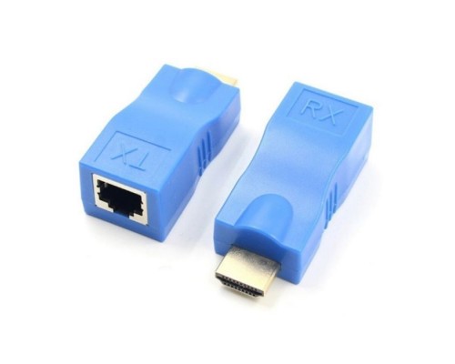 Перехідник HDMI к кабелю RJ45 (Patch Cord) 30m Extradigital (KBH1754)