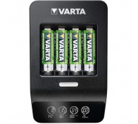 Зарядний пристрій для акумуляторів Varta LCD Ultra Fast Plus Charger +4*AA 2100 mAh (57685101441)
