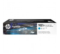 Картридж HP PageWide 981Y Cyan 16K, Enterprise 556/586 (L0R13A)