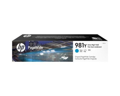 Картридж HP PageWide 981Y Cyan 16K, Enterprise 556/586 (L0R13A)