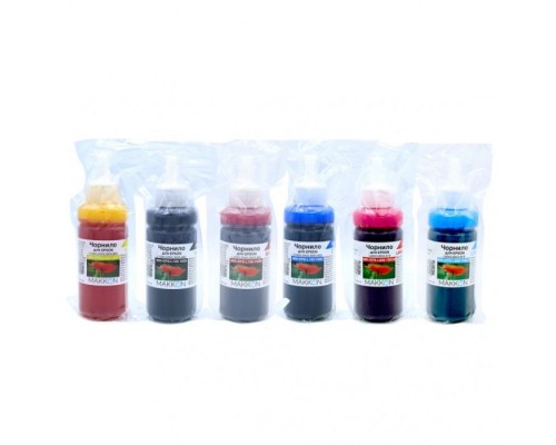 Чорнило Makkon для Epson L800/L805/L810, 6*100мл (KIT-EPS-L800-100)