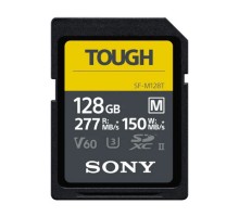 Карта пам'яті Sony 128GB SDXC class10 UHS-II U3 V60 Tough (SFM128T.SYM)