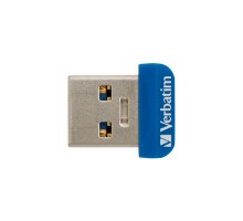 USB флеш накопичувач Verbatim 16GB Store 'n' Stay NANO Blue USB 3.0 (98709)