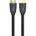 Кабель мультимедійний HDMI M to HDMI M 1.5m nylon braid black Ugreen (40409)