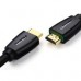 Кабель мультимедійний HDMI M to HDMI M 1.5m nylon braid black Ugreen (40409)
