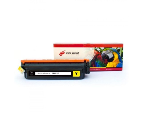 Картридж Static Control HP CF412X (410X), Canon 046H yellow Parrot (002-01-LF412X)