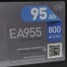 Акумулятор автомобільний EXIDE PREMIUM 95A (EA955)