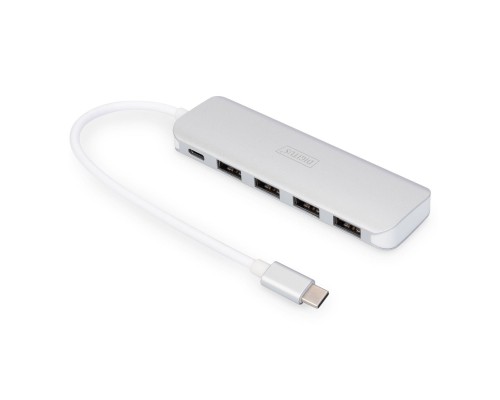 Концентратор Digitus USB Type-C, 4xUSB 3.0 (DA-70242-1)