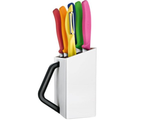 Набір ножів Victorinox SwissClassic Utility Block 6 шт Color (6.7127.6L14)