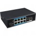 Комутатор мережевий FoxGate S6008-GS-I-AI POE