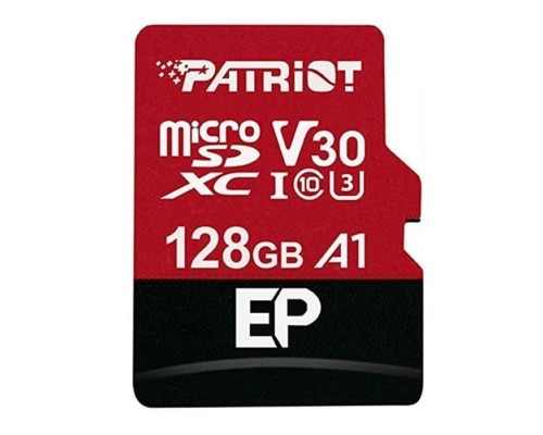 Карта пам'яті Patriot 128GB microSDXC class 10 UHS-I/U3 EP A1 (PEF128GEP31MCX)