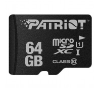 Карта пам'яті Patriot 64GB microSD class10 UHS-I (PSF64GMDC10)