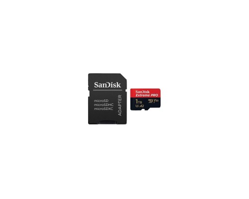 Карта пам'яті SanDisk 1 TB microSDXC UHS-I U3 Extreme Pro+SD Adapter (SDSQXCD-1T00-GN6MA)