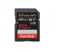 Карта пам'яті SanDisk 512GB SD class 10 UHS-I U3 V30 Extreme PRO (SDSDXXD-512G-GN4IN)