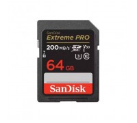 Карта пам'яті SanDisk 64GB SD class 10 UHS-I U3 V30 Extreme PRO (SDSDXXU-064G-GN4IN)