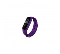 Ремінець до фітнес браслета BeCover Silicone для Xiaomi Mi Smart Band 5/6/7 Dark Purple (707654)