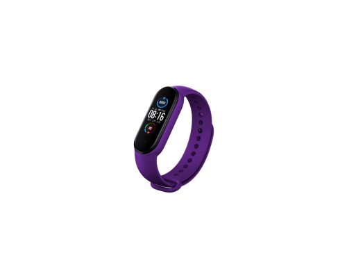 Ремінець до фітнес браслета BeCover Silicone для Xiaomi Mi Smart Band 5/6/7 Dark Purple (707654)