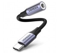 Перехідник USB-C to 3.5mm F 0.10m AV161 Ugreen (80154)