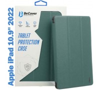 Чохол до планшета BeCover Tri Fold Soft TPU Silicone Apple iPad 10.9" 2022 Dark Green (708519)
