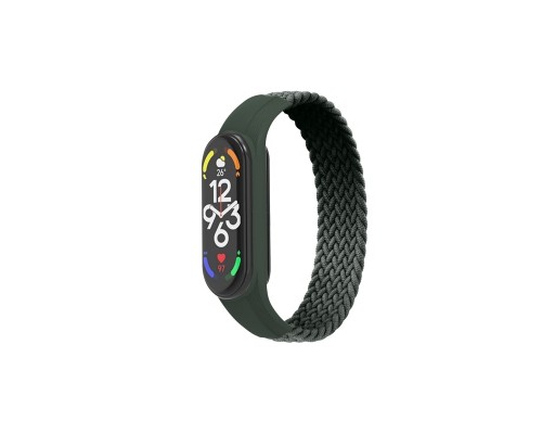 Ремінець до фітнес браслета Armorstandart Braided Solo Loop для Xiaomi Mi Band 7/6/5/4 Khaki size M (ARM58766)