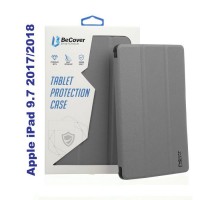 Чохол до планшета BeCover Tri Fold Soft TPU Silicone Apple iPad 9.7 2017/2018 A1822/A1823/A1893/A1954 Gray (706879)