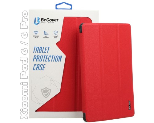 Чохол до планшета BeCover Smart Case Xiaomi Mi Pad 6 / 6 Pro 11″ Red (709502)