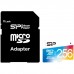 Карта пам'яті Silicon Power 256Gb microSDXC class 10 UHS-I U1 (SP256GBSTXBU1V10SP)