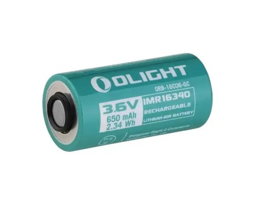 Акумулятор Olight 16340 3,6V 650 mAh (ORB-16C06-6C)