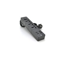 Мережевий фільтр живлення Voltronic TВ-Т08, 3роз, 4*USB Black (ТВ-Т08-Black)