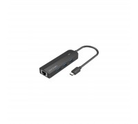 Концентратор Vention USB 3.1 Type-C to 3xUSB 3.0+MicroUSB+RJ45 100M Ethernet black (TGPBB)