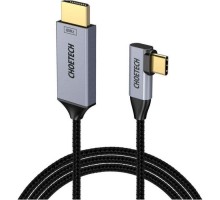 Кабель мультимедійний USB-C to HDMI M 1.8m 4K60Hz 90° corner Choetech (XCH-1803)