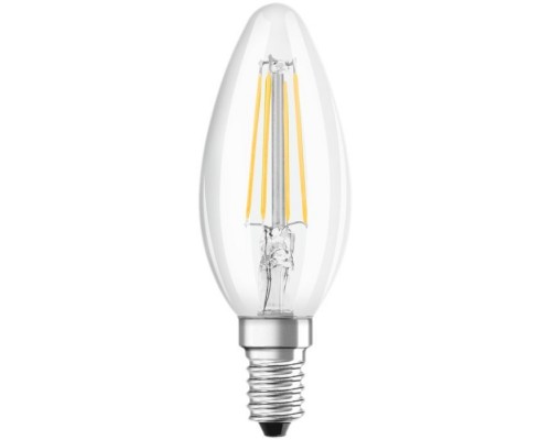 Лампочка Osram LED CL B40 DIM 4,8W/827 230V FIL E14 (4058075437043)